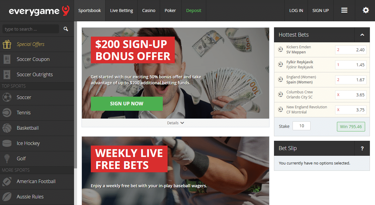 Everygame TX Betting Site Best for Longstanding Reputation