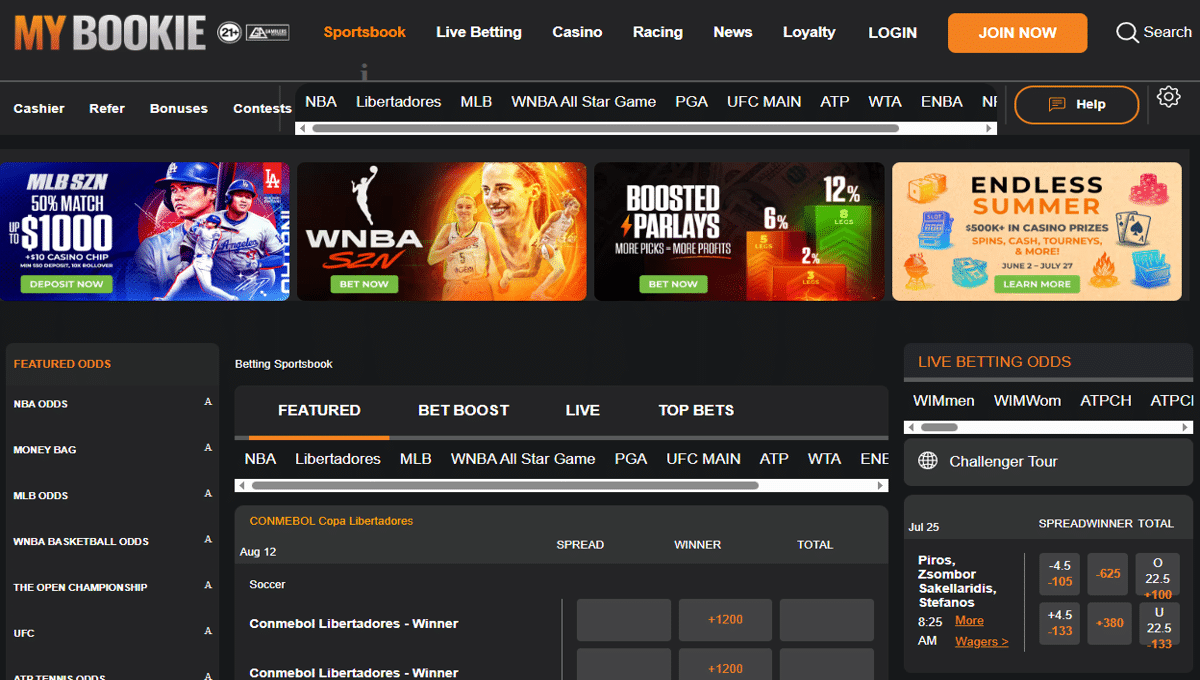 MyBookie Texas Online Sports Betting Site Best for Bonus Variety